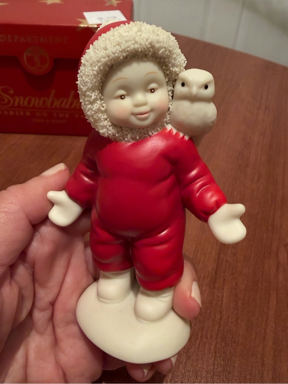 Dept 56 Snowbabies, Give a Hoot Vintage Figurine